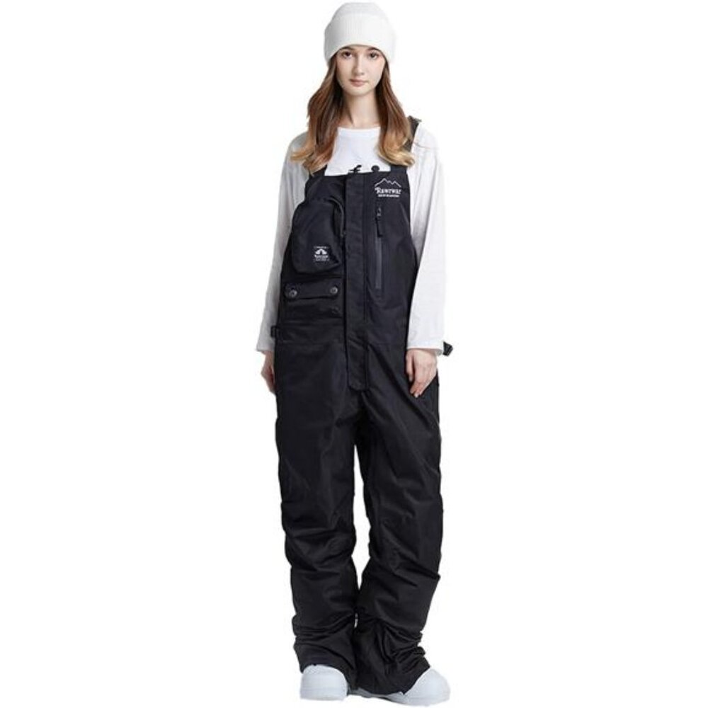Women's Overalls Waterproof Snow Bibs Ski Pants Windproof Insulated Pants